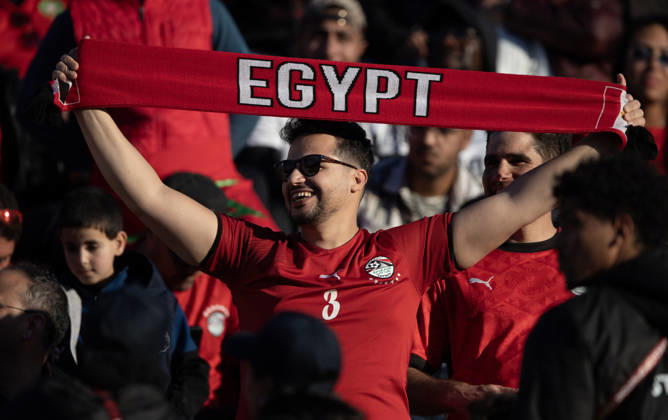 Egypt v Benin Round Of 16 - Africa Cup Of Nations AGADIR, MOROCCO - JANUARY 5: Egypt fan during the Africa Cup Of Nations Round Of 16 match between Egypt and Benin at Stade Adrar on January 5, 2026 in Agadir, Morocco. Agadir Morocco Copyright: xVisionhausx 776422274