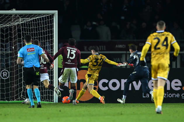 Cm Torino 07 01 2026 - campionato di calcio serie A Torino-Udinese foto Cristiano Mazzi Image nella foto: gol Jurgen Ekkelenkamp