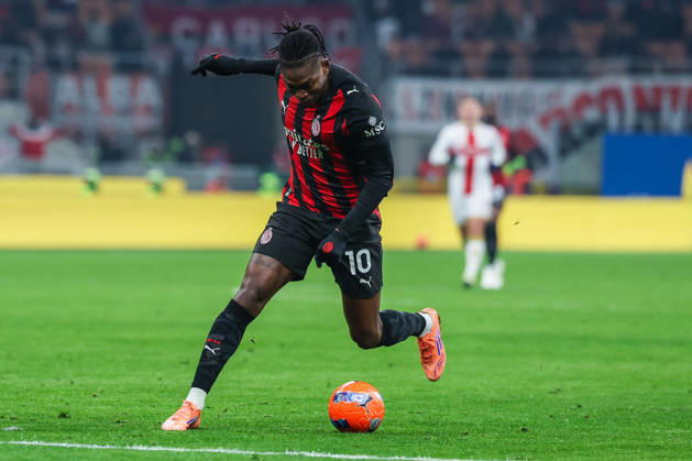 AC Milan vs Genoa CFC Serie A 2025 26 08 01 2026 Rafael Leao of AC Milan seen in action during Serie A 2025 26 football match between AC Milan and Genoa CFC at San Siro Stadium in Milan Copyright: xBEAUTIFULxSPORTS Carabellix