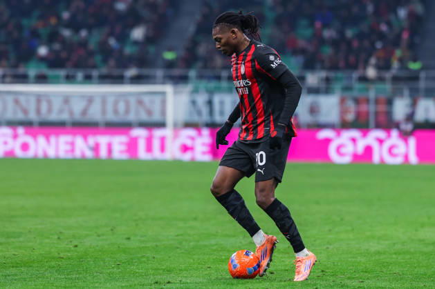 AC Milan vs Genoa CFC Serie A 2025 26 08 01 2026 Rafael Leao of AC Milan seen in action during Serie A 2025 26 football match between AC Milan and Genoa CFC at San Siro Stadium in Milan Copyright: xBEAUTIFULxSPORTS Carabellix