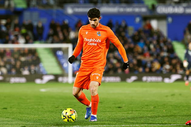 Goncalo Guedes (Sociedad), JANUARY 9, 2026 - Football Soccer : Spanish LaLiga EA Sports match between Getafe CF - Real Sociedad at the Estadio Coliseum Getafe in Getafe, Spain. Noxthirdxpartyxsales aflo_315589049
