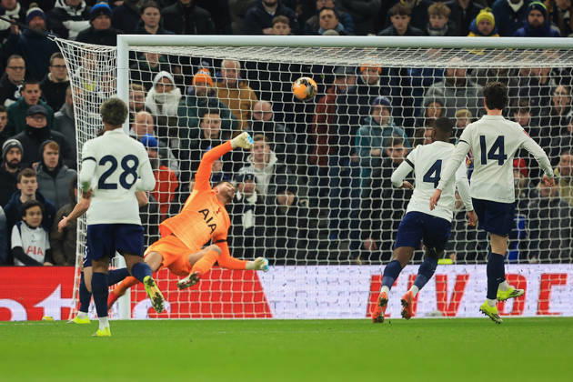 Tottenham Hotspur v Aston Villa, FA Cup, 3rd Round GOAL Aston Villa Midfielder Emi Buendia 10 makes it 0-1 during the FA Cup match between Tottenham Hotspur and Aston Villa at Tottenham Hotspur Stadium, London, UK on 10 January 2026. Editorial use only DataCo restrictions apply See www.football-dataco.com , Copyright: xChrisxFoxwellx PSI-23550-0018