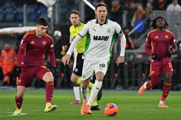 Foto IPP Felice De Martino Roma 10 01 2026 Calcio Campionato serie A 2025-2026 Roma - Sassuolo Nella foto: Nemanja Matic Italy Photo Press World Copyright Roma italy Italia ITALY Copyright: xR4924_italyphotopressx