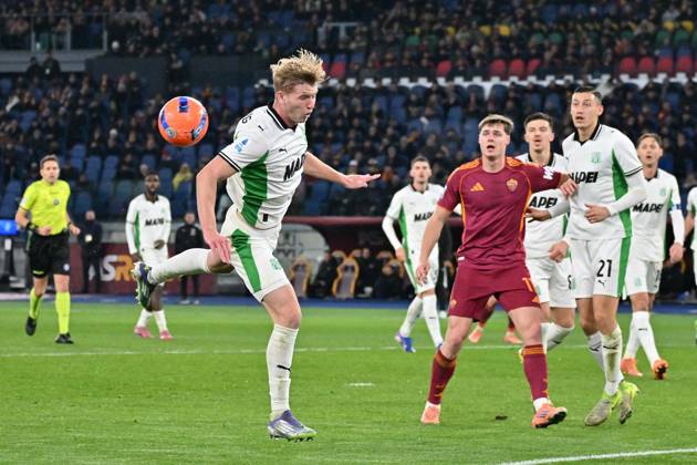 Foto IPP Felice De Martino Roma 10 01 2026 Calcio Campionato serie A 2025-2026 Roma - Sassuolo Nella foto: Josh Doig Italy Photo Press World Copyright Roma italy Italia ITALY Copyright: xR4924_italyphotopressx