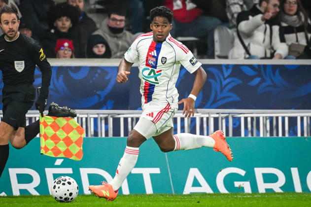 January 11, 2026, Villeneuve-D ascq, France, France: Endrick FELIPE MOREIRA DE SOUSA of Lyon during the French Cup match between Lille OSC (LOSC) and Olympique Lyonnais (OL) at Pierre Mauroy Stadium on January 11, 2026 in Villeneuve-d Ascq near Lille, France. Villeneuve-D ascq France - ZUMAm308 20260111_zsp_m308_003 Copyright: xMatthieuxMirvillex
