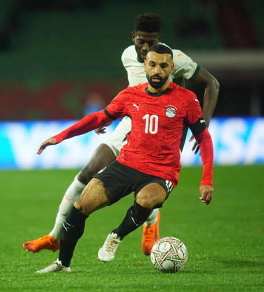 Mohamed Salah Mahrous Ghaly Egypt controls the ball during the Africa Cup Of Nations match between Ivory Coast and Egypt at Agadir Stadium on January 10, 2026 in Agadir, Morocco Photo by Thor Wegner DeFodi Images