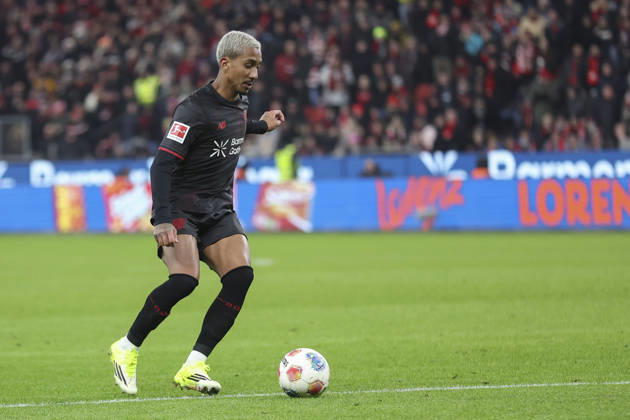 Arthur Bayer 04 Leverkusen in action, on the ball, single action during the Bundesliga match between Bayer 04 Leverkusen and VfB Stuttgart, BayArena on January 10, 2026 in Leverkusen, Germany Photo by Oliver Kaelke DeFodi Images Arthur Bayer 04 Leverkusen controls the ball during the Bundesliga match between Bayer 04 Leverkusen and VfB Stuttgart at BayArena on January 10, 2026 in Leverkusen, Germany Photo by Oliver Kaelke DeFodi Images DFL regulations prohibit any use of photographs as image sequences and or quasi video Photo by Oliver Kaelke DeFodi Images