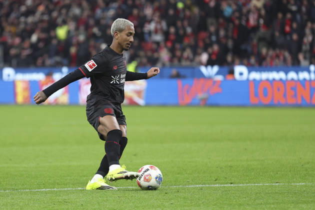 Arthur Bayer 04 Leverkusen in action, on the ball, single action during the Bundesliga match between Bayer 04 Leverkusen and VfB Stuttgart, BayArena on January 10, 2026 in Leverkusen, Germany Photo by Oliver Kaelke DeFodi Images Arthur Bayer 04 Leverkusen controls the ball during the Bundesliga match between Bayer 04 Leverkusen and VfB Stuttgart at BayArena on January 10, 2026 in Leverkusen, Germany Photo by Oliver Kaelke DeFodi Images DFL regulations prohibit any use of photographs as image sequences and or quasi video Photo by Oliver Kaelke DeFodi Images