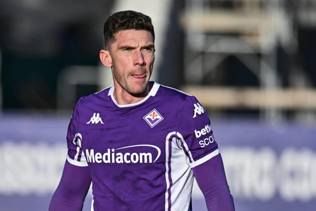 ACF Fiorentina s defender Robin Gosens during ACF Fiorentina vs AC Milan, Italian soccer Serie A match in Florence, Italy, January 11 2026 Copyright: xLisaxGuglielmi IPAxSportx xipa-agency.netx xx IPA_69990567 IPA_Agency_IPA69990567