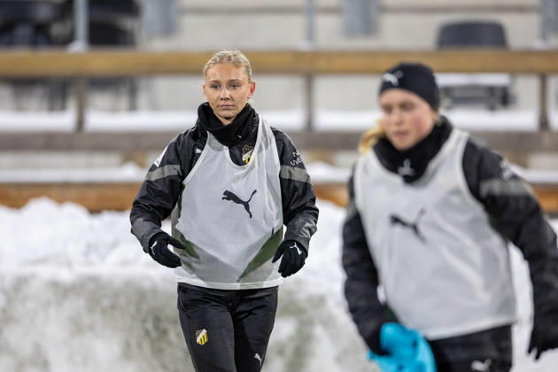 260112 Häckens Tilde Karlsson during a training session on January 12, 2026 in Gothenburg Copyright: NICKLASxELMRIN BB260112NE033