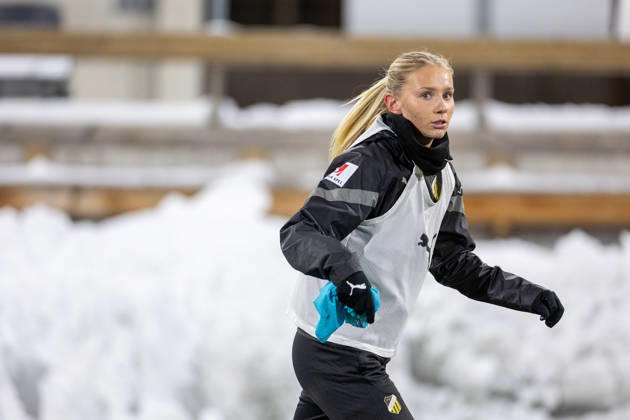 260112 Häckens Tilde Karlsson during a training session on January 12, 2026 in Gothenburg Copyright: NICKLASxELMRIN BB260112NE034