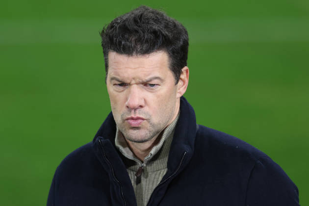 TV Expert, Michael Ballack DAZN Portrait, Portrait, Football 1 BL FC Bayern Munich VfL Wolfsburg 11 01 2026 Allianz Arena PHOTO Mladen Lackovic LakoPress