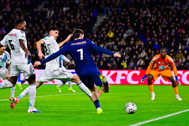 FOOTBALL : PSG vs PFC - Coupe de France - 12 01 2026 Khvicha Kvaratskhelia ( PSG ) during the French Cup match between Paris Saint Germain and Paris Football Club at Parc Des Princes on January 12 , 2026 in Paris, France. ( Photo by Federico Pestelini PsnewZ ) - ParisFrance Copyright: xFedericoxPestelinix
