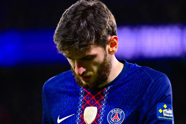 FOOTBALL : PSG vs PFC - Coupe de France - 12 01 2026 Khvicha Kvaratskhelia ( PSG ) during the French Cup match between Paris Saint Germain and Paris Football Club at Parc Des Princes on January 12 , 2026 in Paris, France. ( Photo by Federico Pestelini PsnewZ ) - ParisFrance Copyright: xFedericoxPestelinix