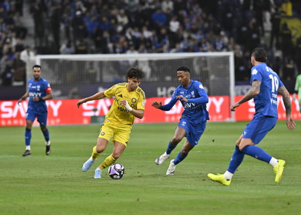 Al Hilal v Al Nassr - Saudi Pro League RIYADH, SAUDI ARABIA - JANUARY 12: Joao Felix of Al Nassr in action during the Saudi Pro League match between Al Hilal and Al Nassr at Al Mamlakah Arena Stadium in Riyadh, Saudi Arabia, on January 12, 2026. Mohammed Saad Anadolu Riyadh Saudi Arabia. Editorial use only. Please get in touch for any other usage.  Copyright: x2026xAnadoluxMohammedxSaadx