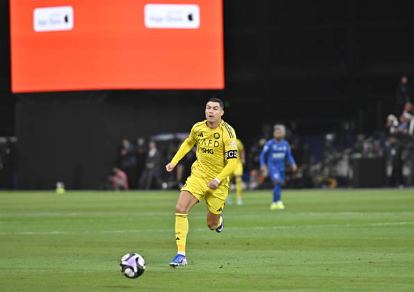 Al Hilal v Al Nassr - Saudi Pro League RIYADH, SAUDI ARABIA - JANUARY 12: Cristiano Ronaldo of Al Nassr in action during the Saudi Pro League match between Al Hilal and Al Nassr at Al Mamlakah Arena Stadium in Riyadh, Saudi Arabia, on January 12, 2026. Mohammed Saad Anadolu Riyadh Saudi Arabia. Editorial use only. Please get in touch for any other usage.  Copyright: x2026xAnadoluxMohammedxSaadx