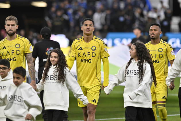 Al Hilal v Al Nassr - Saudi Pro League RIYADH, SAUDI ARABIA - JANUARY 12: Players of Al Nassr before the Saudi Pro League match between Al Hilal and Al Nassr at Al Mamlakah Arena Stadium in Riyadh, Saudi Arabia, on January 12, 2026. Mohammed Saad Anadolu Riyadh Saudi Arabia. Editorial use only. Please get in touch for any other usage.  Copyright: x2026xAnadoluxMohammedxSaadx