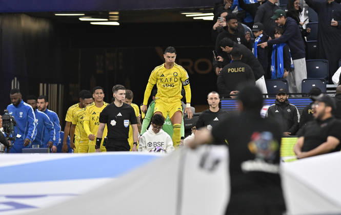 Al Hilal v Al Nassr - Saudi Pro League RIYADH, SAUDI ARABIA - JANUARY 12: Cristiano Ronaldo of Al Nassr before the Saudi Pro League match between Al Hilal and Al Nassr at Al Mamlakah Arena Stadium in Riyadh, Saudi Arabia, on January 12, 2026. Mohammed Saad Anadolu Riyadh Saudi Arabia. Editorial use only. Please get in touch for any other usage.  Copyright: x2026xAnadoluxMohammedxSaadx