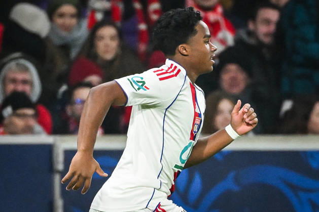 January 11, 2026, Villeneuve-D ascq, France, France: Endrick FELIPE MOREIRA DE SOUSA of Lyon during the French Cup match between Lille OSC (LOSC) and Olympique Lyonnais (OL) at Pierre Mauroy Stadium on January 11, 2026 in Villeneuve-d Ascq near Lille, France. Villeneuve-D ascq France - ZUMAm308 20260111_zsp_m308_030 Copyright: xMatthieuxMirvillex