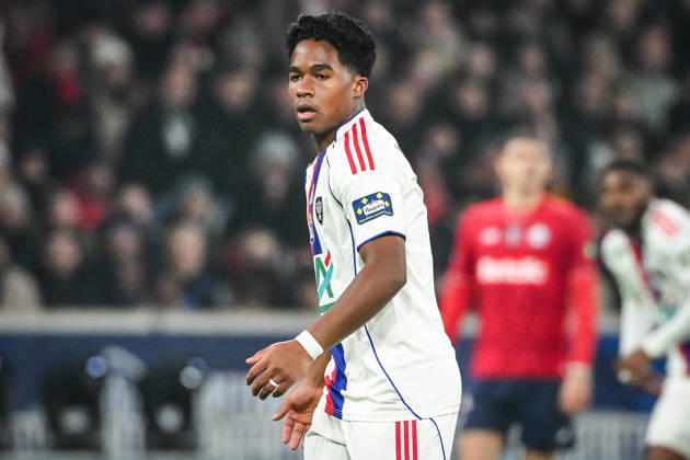 January 11, 2026, Villeneuve-D ascq, France, France: Endrick FELIPE MOREIRA DE SOUSA of Lyon during the French Cup match between Lille OSC (LOSC) and Olympique Lyonnais (OL) at Pierre Mauroy Stadium on January 11, 2026 in Villeneuve-d Ascq near Lille, France. Villeneuve-D ascq France - ZUMAm308 20260111_zsp_m308_032 Copyright: xMatthieuxMirvillex
