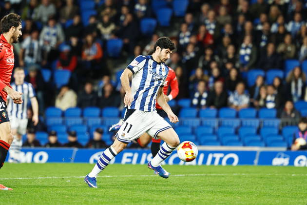 Goncalo Guedes (Sociedad), JANUARY 13, 2026 - Football Soccer : Spanish Copa del Rey Mapfre 4th round match between Real Sociedad - CA Osasuna at the Estadio de Anoeta in San Sebastian, Spain. Noxthirdxpartyxsales aflo_316025317