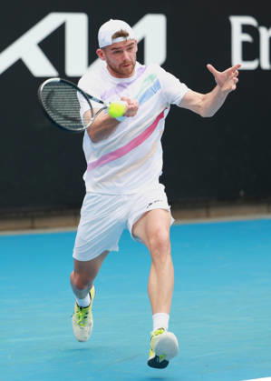 Jerome Kym SUI , Australian Open 2026 Qualifier, Melbourne Park, Melbourne, Victoria, Australia Copyright: xJuergenxHasenkopfx
