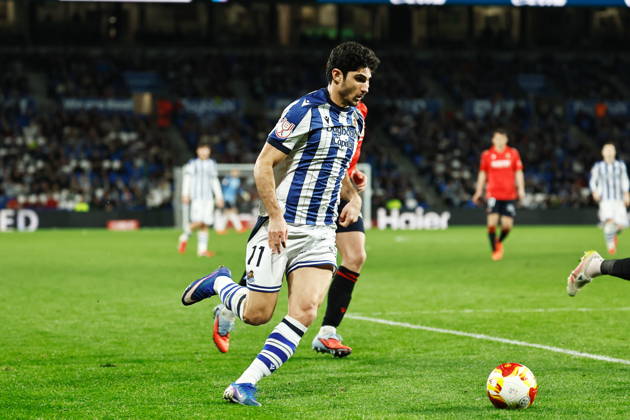Goncalo Guedes (Sociedad), JANUARY 13, 2026 - Football Soccer : Spanish Copa del Rey Mapfre 4th round match between Real Sociedad - CA Osasuna at the Estadio de Anoeta in San Sebastian, Spain. Noxthirdxpartyxsales aflo_316025344