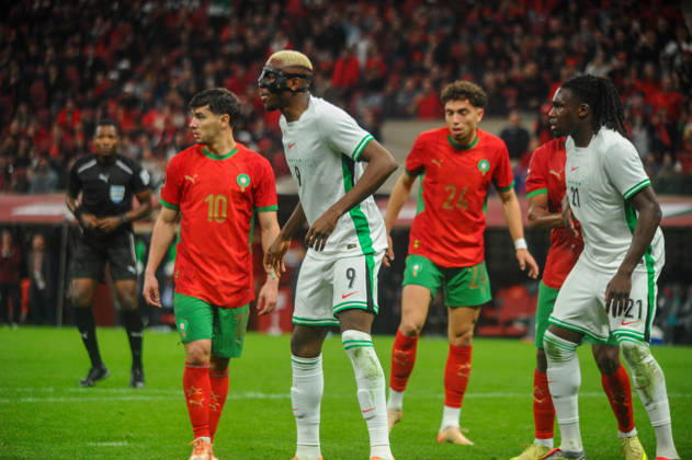 RABAT, MOROCCO - JANUARY 14: Nigeria and Morocco during the Africa Cup of Nations (AFCON) match between Nigeria and Morocco at Prince Moulay El Hassan Stadium on January 14th in Rabat, Morocco. Photo by Segun Ogunfeyitimi Copyright: xshengolpixsx