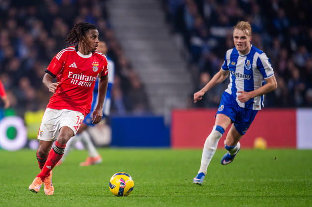FC Porto v SL Benfica - Taca de Portugal Leandro Barreiro from SL Benfica is in action during the Portuguese Cup match between FC Porto and SL Benfica, quarter-finals, at Estadio do Dragao in Porto, Portugal, on January 14, 2026. Porto Porto Portugal  Copyright: xMiguelxLemosx originalFilename:lemos-fcportox260114_np0bM