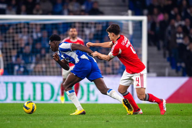FC Porto v SL Benfica - Taca de Portugal In Porto, Portugal, on January 14, 2026, Samu Aghehowa from FC Porto is seen in action during the Portuguese Cup quarter-final match between FC Porto and SL Benfica at Estadio do Dragao. Porto Porto Portugal  Copyright: xMiguelxLemosx originalFilename:lemos-fcportox260114_npSpu