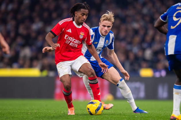 FC Porto v SL Benfica - Taca de Portugal Leandro Barreiro from SL Benfica is seen in action during the Portuguese Cup match between FC Porto and SL Benfica, quarter-finals, at Estadio do Dragao in Porto, Portugal, on January 14, 2026. Porto Porto Portugal  Copyright: xMiguelxLemosx originalFilename:lemos-fcportox260114_npHIc