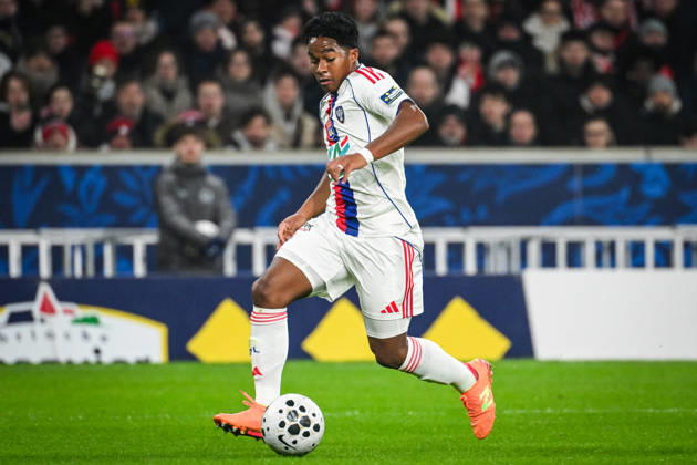 January 11, 2026, Villeneuve-D ascq, France, France: Endrick FELIPE MOREIRA DE SOUSA of Lyon during the French Cup match between Lille OSC (LOSC) and Olympique Lyonnais (OL) at Pierre Mauroy Stadium on January 11, 2026 in Villeneuve-d Ascq near Lille, France. Villeneuve-D ascq France - ZUMAm308 20260111_zsp_m308_038 Copyright: xMatthieuxMirvillex