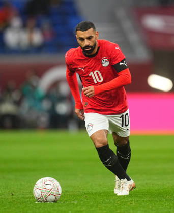 Mohamed Salah Mahrous Ghaly Egypt controls the ball during the Africa Cup Of Nations match between Senegal and Egypt at Tangier Stadium on January 14, 2026 in Tangier, Morocco Photo by Thor Wegner DeFodi Images