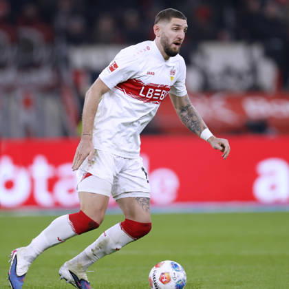 CHABOT Julian Team VfB Stuttgart DFL Bundesliga Season 2025 2026 Match Bayer 04 Leverkusen VfB Stuttgart 1 4 on 10 01 2026 in Leverkusen DFL REGULATIONS PROHIBIT ANY USE OF PHOTOGRAPHS as IMAGE SEQUENCES and or QUASI VIDEO Copyright: xLacixPerenyix