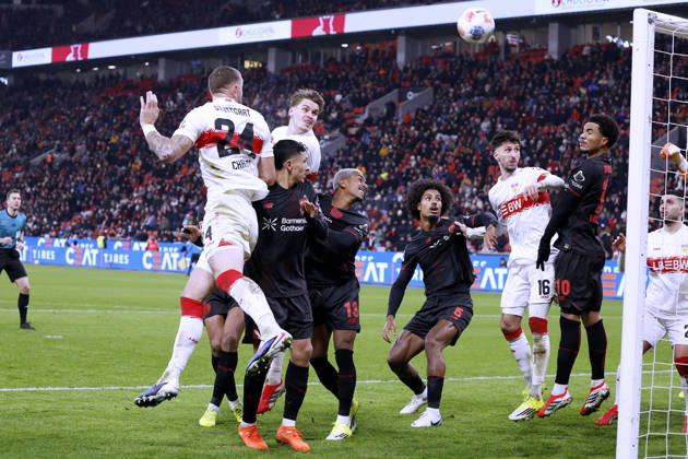 CHABOT Julian Team VfB Stuttgart DFL Bundesliga Season 2025 2026 Match Bayer 04 Leverkusen VfB Stuttgart 1 4 on 10 01 2026 in Leverkusen DFL REGULATIONS PROHIBIT ANY USE OF PHOTOGRAPHS as IMAGE SEQUENCES and or QUASI VIDEO Copyright: xLacixPerenyix