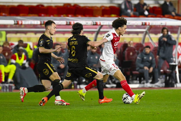 FOOTBALL : AS Monaco VS FC Lorient - Ligue 1 McDonald s - 16 01 2026 Maghnes Akliouche (ASM) - Ligue 1 McDonald™s match between AS Monaco and FC Lorient on January 16, 2026 at the Louis II Stadium in Monaco. MonacoMonaco  Copyright: xWilliamxCannarellax