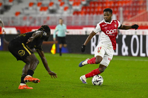 FOOTBALL : AS Monaco VS FC Lorient - Ligue 1 McDonald s - 16 01 2026 Ansu Fati (ASM) - Ligue 1 McDonald™s match between AS Monaco and FC Lorient on January 16, 2026 at the Louis II Stadium in Monaco. MonacoMonaco  Copyright: xWilliamxCannarellax