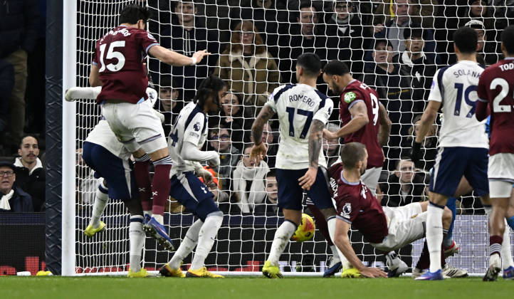 Tottenham Hotspur V West Ham. Premier League. GOAL. Callum Wilson (West Ham, 9) scores the winning goal for West Ham during the Tottenham Hotspur V West Ham Premier League match at the Tottenham Hotspur Stadium, London. Tottenham Tottenham Hotspur Stadium UK Copyright: xMartinxDaltonx Spurs_vs_WestHam_170126_MD_032