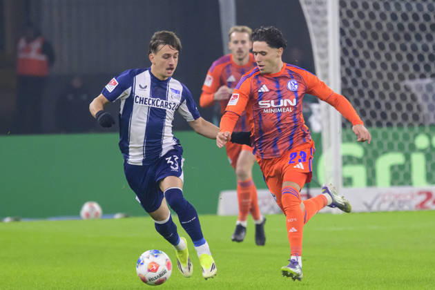 Football, Bundesliga 2, Hertha BSC - FC Schalke 04