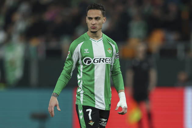 ESP: Real Betis - Villarreal CF. La Liga EA Sports. Date 20 Antony Dos Santos of Real Betis during the La Liga EA Sports match between Real Betis and Villarreal CF played at Benito Villamarin Stadium on January 17, 2026 in Sevilla, Spain. kpng Copyright: xAntonioxPozox xPRESSINx AP_260117_BET_VIL_1076