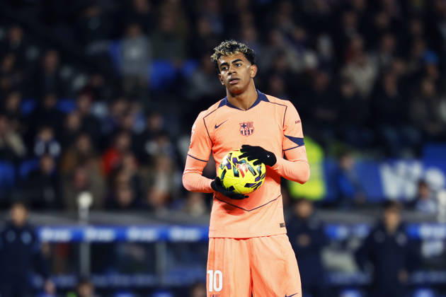 Lamine Yamal (Barcelona), JANUARY 18, 2026 - Football Soccer : Spanish La Liga EA Sports match between Real Sociedad 2-1 FC Barcelona, Barca at Reale Arena in San Sebastian, Spain. Noxthirdxpartyxsales aflo_316580756