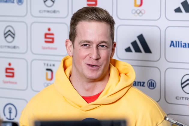 Simon Jocher DOSB Olympic Squad German Ski Association DSV, Alpine Skiing, SC Schongau 1946 e V at Interview Portrait Portrait GER, DOSB Olympic Dressing Team Germany, Milan Cortina 2026, 19 01 2026 GER, DOSB Olympic Dressing Team Germany, Milan Cortina 2026, 19 01 2026 Munich Copyright: xEibner-Pressefoto FranzxFeinerx EP_HFR