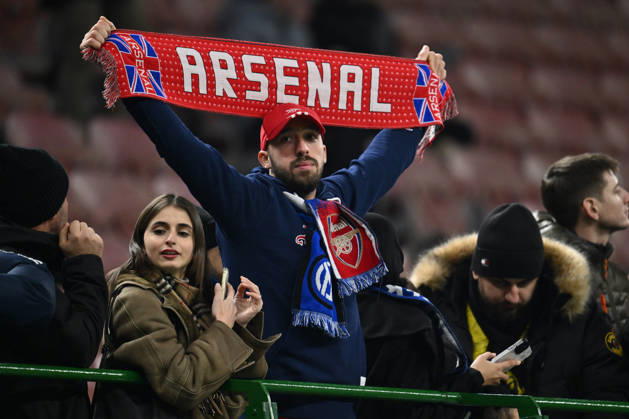 FC Internazionale Milano v Arsenal FC - UEFA Champions League 2025 26 League Phase MD7 Supporters of Arsenal F.C. attend the UEFA Champions League phase day 7 football match between F.C. Inter and Arsenal F.C. at the San Siro Stadium in Milan, Italy, on January 20, 2026. Milan Italy Copyright: xDomenicoxCippitellix originalFilename:cippitelli-fcinterv260120_nplZl