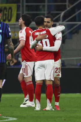 FC Internazionale Milano v Arsenal FC - UEFA Champions League 2025 26 League Phase MD7 Martin Zubimendi and Mikel Merino are in action during the UEFA Champions League 2025 26 match between FC Internazionale and FC Arsenal in Milano, Italy, on January 20, 2026, at Giuseppe Meazza stadium Milano Milano Italy Copyright: xMairoxCinquettix originalFilename:cinquetti-fcintern260120_npkHf