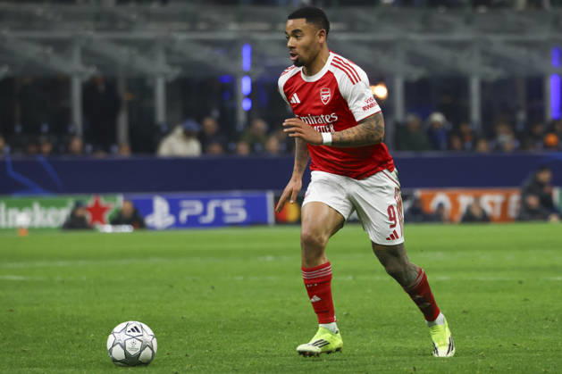 FC Internazionale Milano v Arsenal FC - UEFA Champions League 2025 26 League Phase MD7 Gabriel Jesus plays during the UEFA Champions League 2025 26 match between FC Internazionale and FC Arsenal in Milano, Italy, on January 20, 2026, at Giuseppe Meazza stadium Milano Milano Italy Copyright: xMairoxCinquettix originalFilename:cinquetti-fcintern260120_npuYI