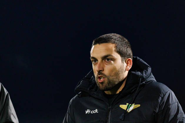 Vasco Botelho da Costa seen during Liga Portugal game between teams of FC Alverca and Moreirense FC (Maciej Rogowski Ball Raw Images) Alverca Complexo Desportivo Alverca Portugal Copyright: xMaciejxRogowskix maciejrogowski_alverca_moreirense_2526-102