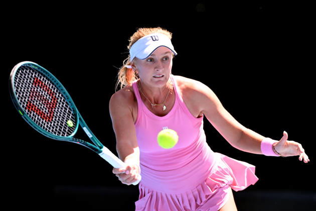 TENNIS AUSTRALIAN OPEN, Taylah Preston of Australia in action during the Women™s 2nd round match against Linda Noskova of Czechia on day 5 of the 2026 Australian Open tennis tournament at Melbourne Park in Melbourne, Wednesday, January 22, 2026. ( NO ARCHIVING MELBOURNE VICTORIA AUSTRALIA  Copyright: xJAMESxROSSx 20260122153949702937