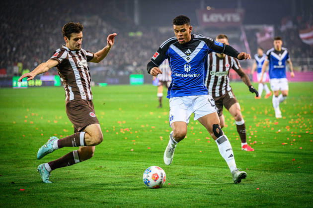 Football, 1st BL, FC St. Pauli - Hamburger SV