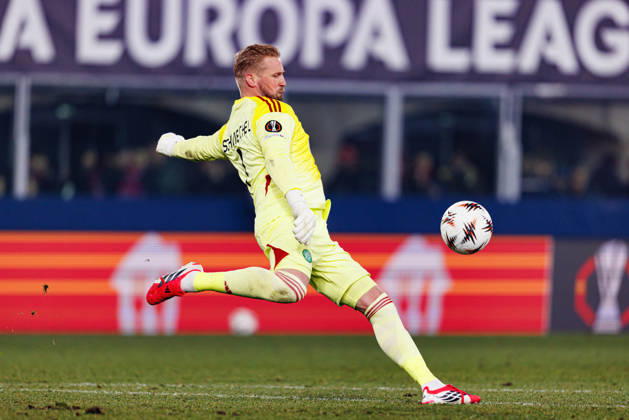 Kasper Schmeichel seen during UEFA Europa League league phase game between Bologna FC and Celtic FC (Maciej Rogowski Ball Raw Images) Bologna Stadio Renato Dall Ara Italy Copyright: xMaciejxRogowskix maciejrogowski_bologna_celtic_2526-275