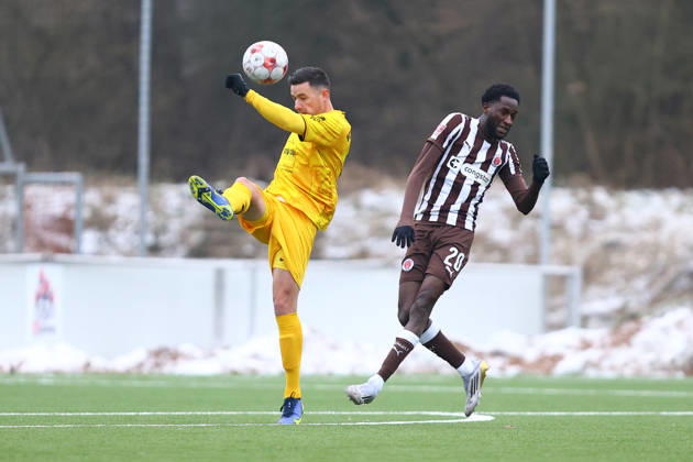 Football, Test match, FC St. Pauli U23 - FC Eddersheim
